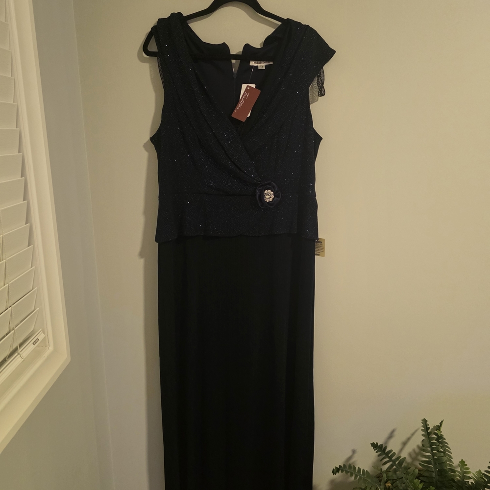 Sears Elegant Black Evening Gown